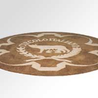 Alfombra de lana de alpaca con textura suave